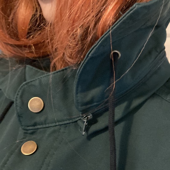 Zara grupo inditex dark green coat size M - Picture 5 of 16